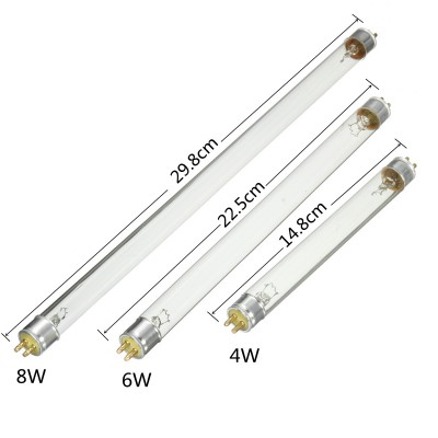 6W 8W UV T5 Germicidal Tube Light Bulb 110V 220V uv light bulb lamp For Kitchen Bedroom Sterilizing